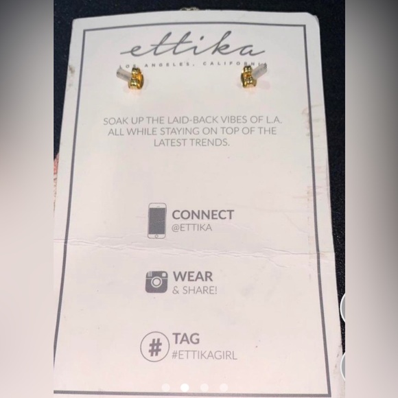 Ettika Daydreamer Tassel Earrings In Peach And Gold - Picture 3 of 4